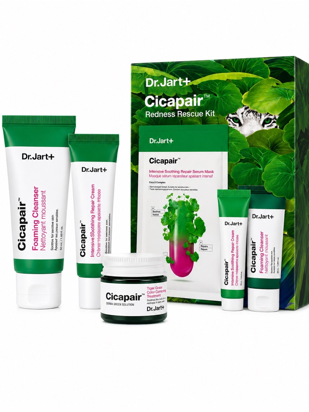 Dr.Jart+ Cicapair Redness Rescue Kit 4-Piece Skincare Set